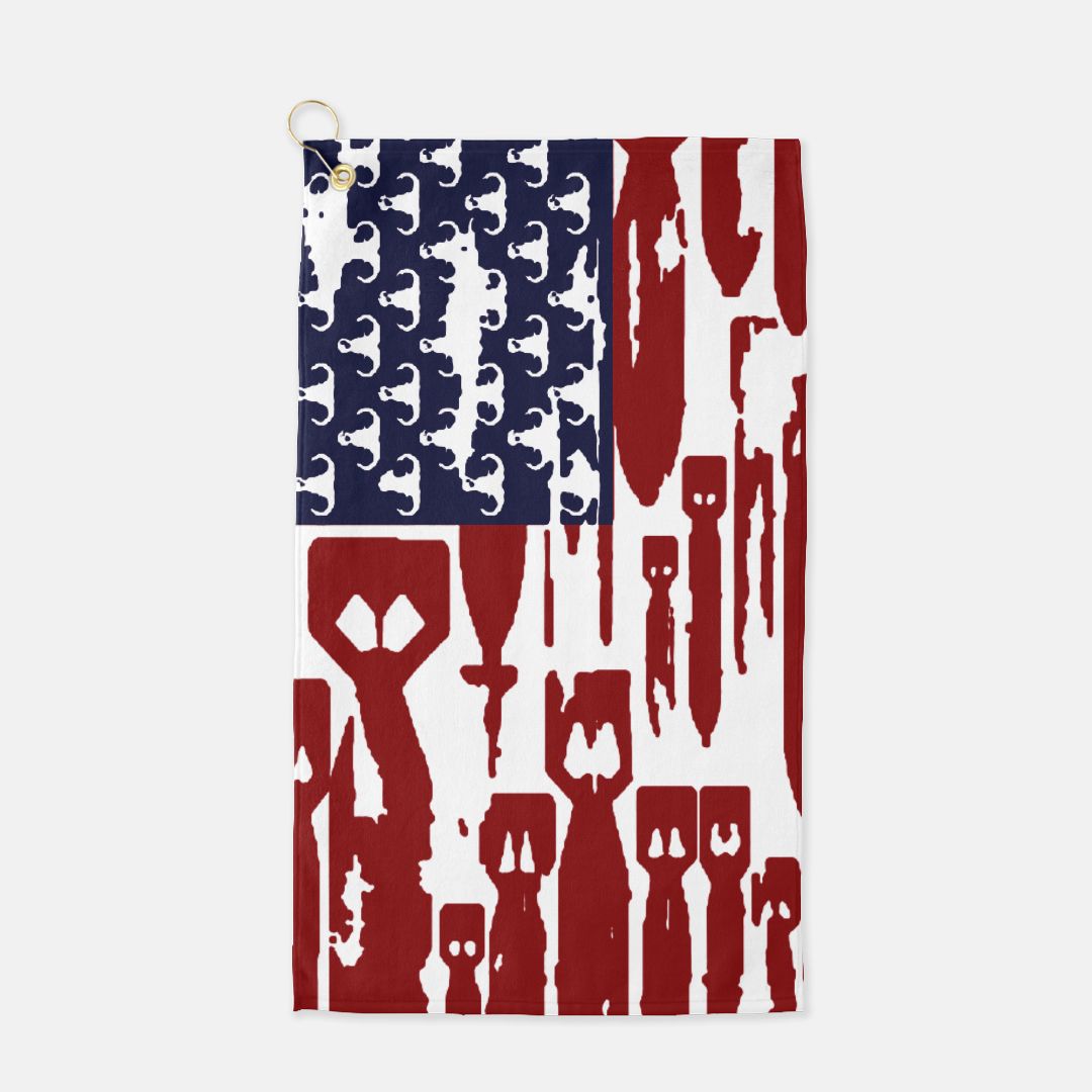 Print On Demand - Golf Towel - "EOD Bomb Flag"