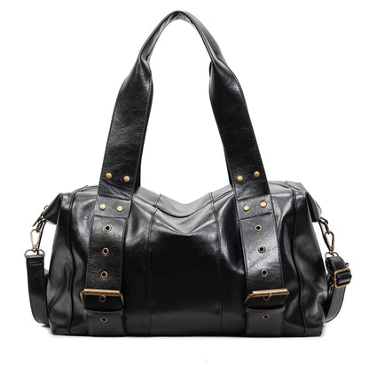 Large Capacity Women PU Leather Handbags Tote Bags