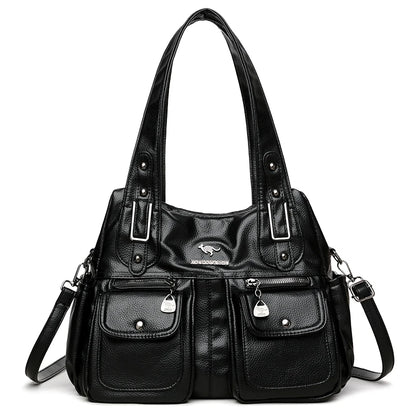 Women's Fashionable Versatile Large Crossbody Zipper Bag