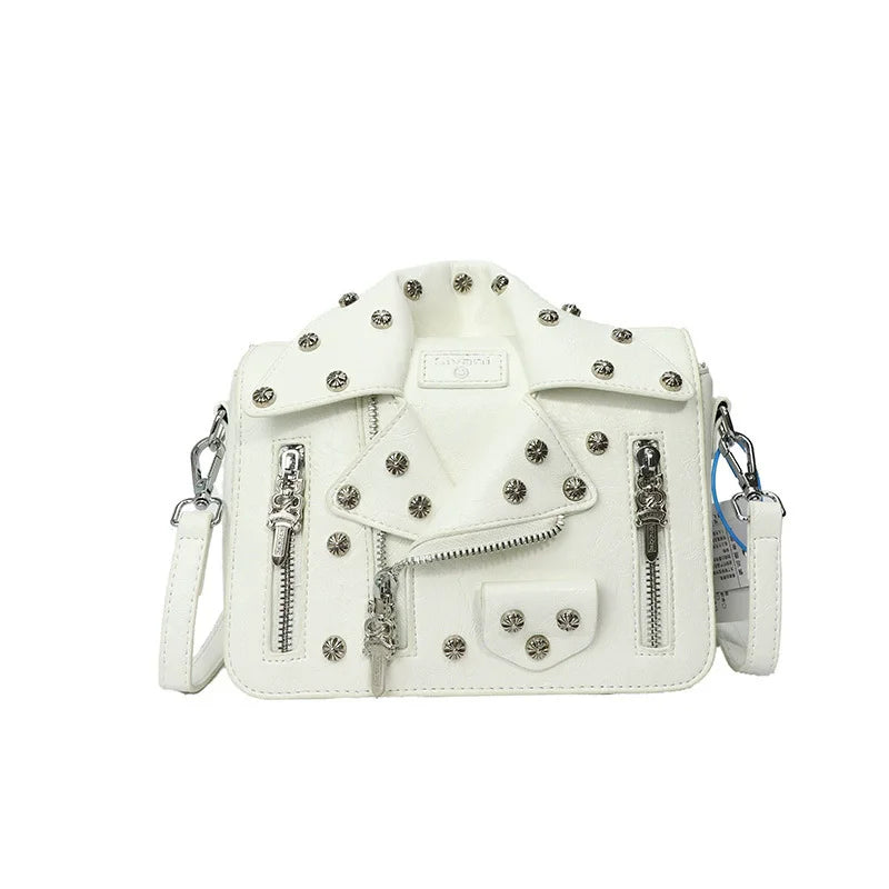 Hip Hop Jacket Design Shoulder Bag Clothes Shape Women Handbag