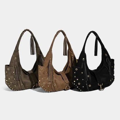 Large Capacity Women PU Leather Handbags Tote Bags