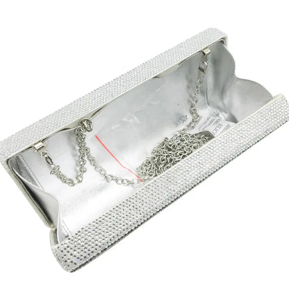 Boutique De Poker Playing Card Spade Ace Women Crystal Clutch