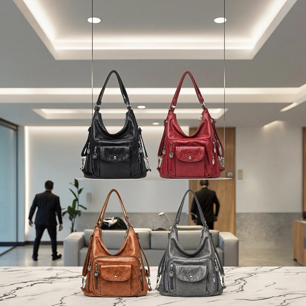 Lady's Handbag. Fashionable Multi-layer Design.