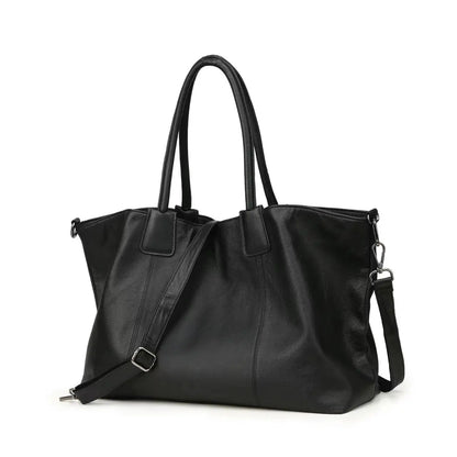 Women's Bags Fall and Winter Shopping Bag Large Capacity Soft Leather