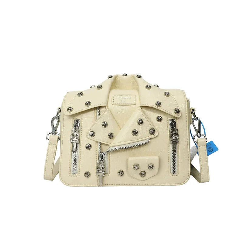 Hip Hop Jacket Design Shoulder Bag Clothes Shape Women Handbag