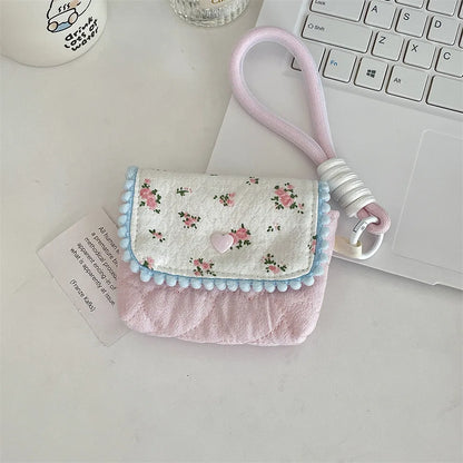 Cute Student Coin Purse  Floral Korean for Girls