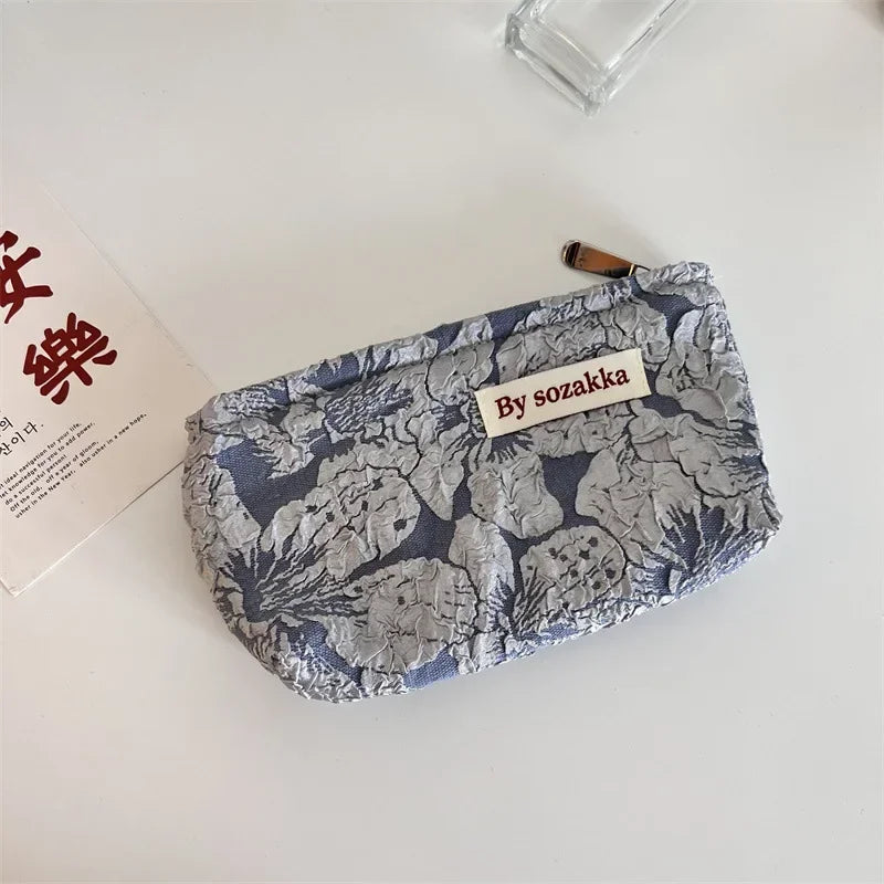 Floral Cosmetic Bag