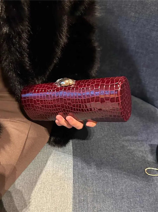 Party PU Box Fashion Simple Women's Banquet Retro Elegant Chain Crossbody Bag