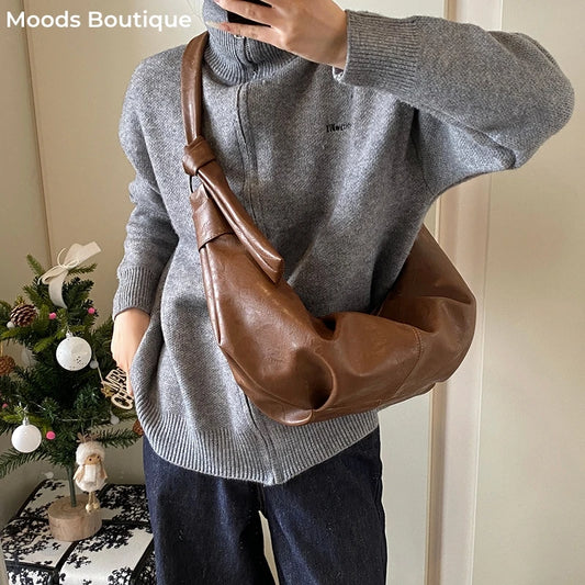 Vintage Fashion Women Bags Knot Design Shoulder Crossbody Bag