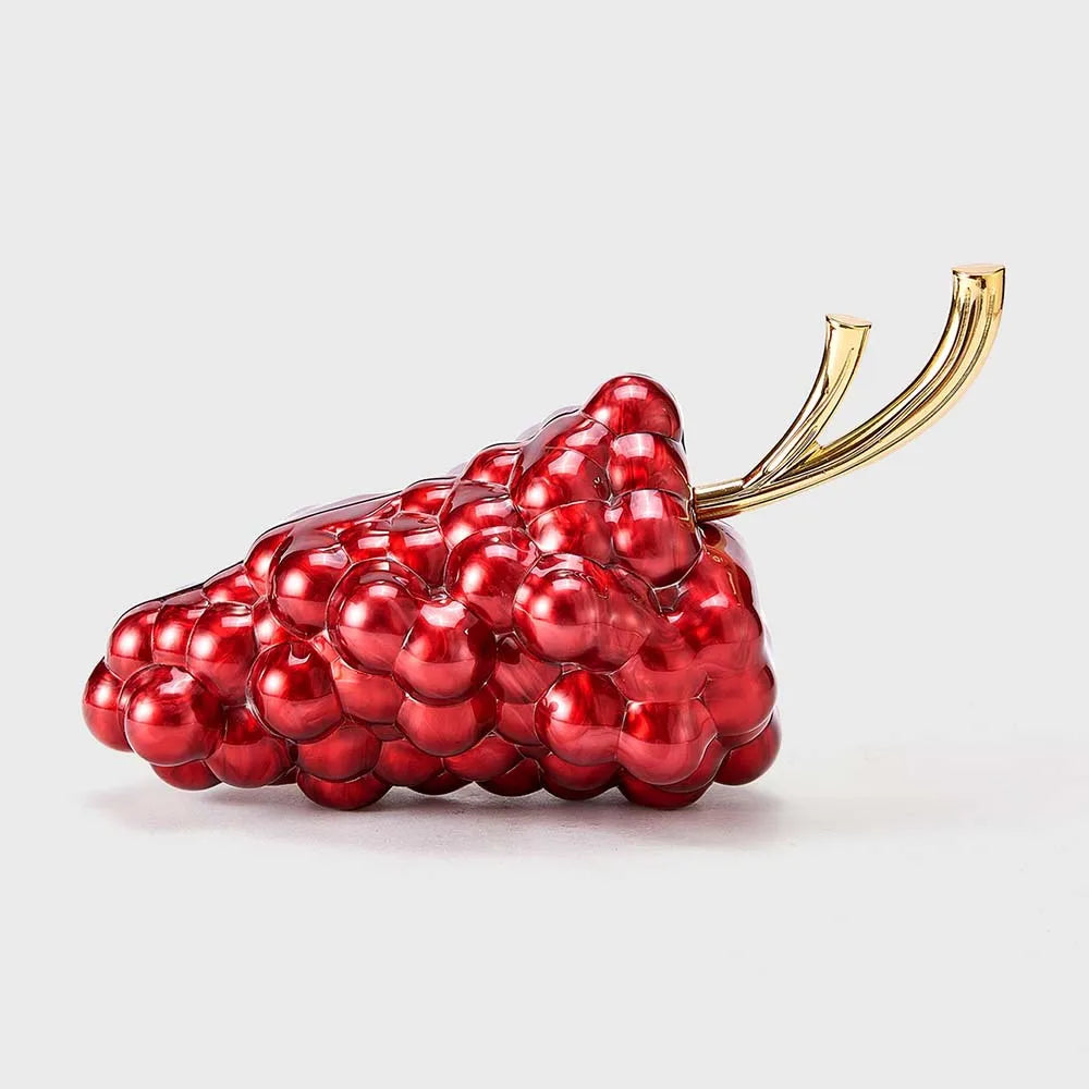 Acrylic Grape Shaped Chain Shoulder Bags