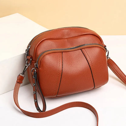 Leather Crossbody Bags  Messenger Bags Retro Shoulder Bags for Women