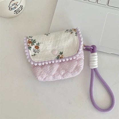 Cute Student Coin Purse  Floral Korean for Girls