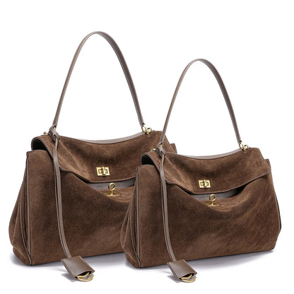 Women's Suede Genuine Leather Bag