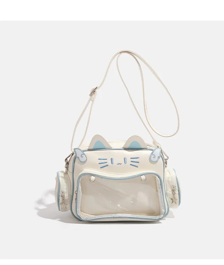 Y2K Millennium Spice Girl Large-Capacity Cat Pain, Five-Color Versatile