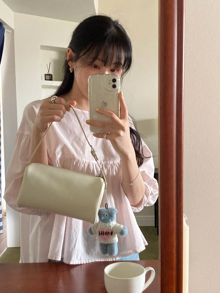 Women's Lightweight Portable Crossbody Pencil Case Bag