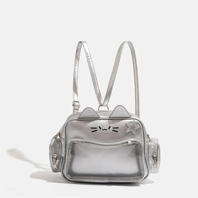 Y2K Millennium Spice Girl Large-Capacity Cat Pain, Five-Color Versatile