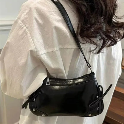 European American Soft Leather Shoulder Bag,