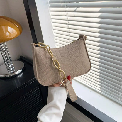 Small Handle Underarm Bag Clutch