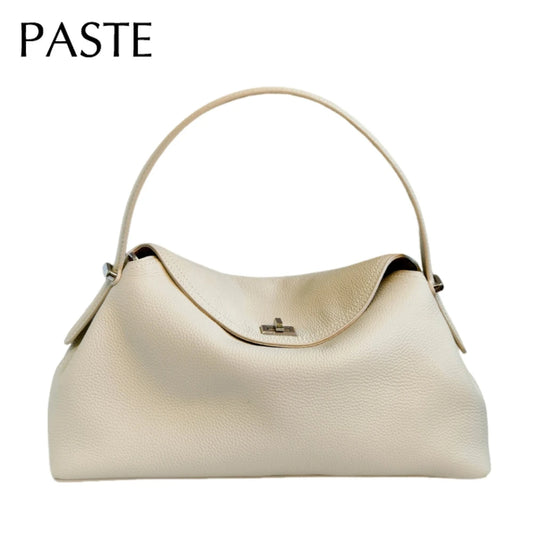 Sweet and Fluffy Shape Beige Pink Leisure Tote