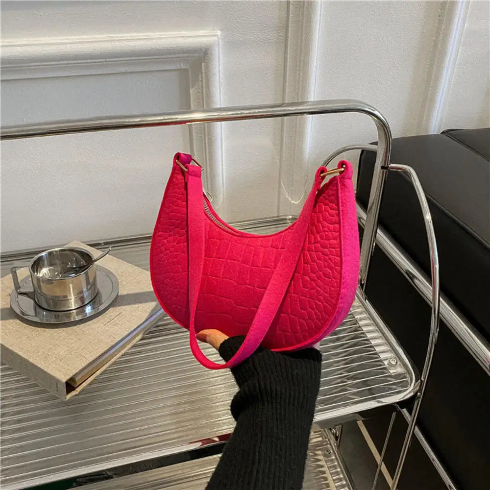 Small Handle Underarm Bag Clutch