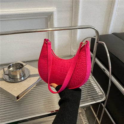 Small Handle Underarm Bag Clutch