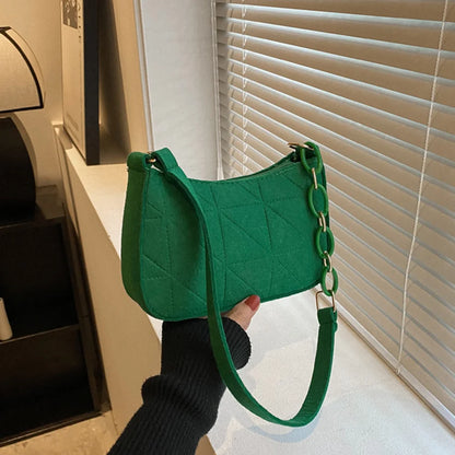 Small Handle Underarm Bag Clutch