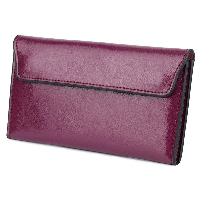 Cow Genuine Leather Women Wallet