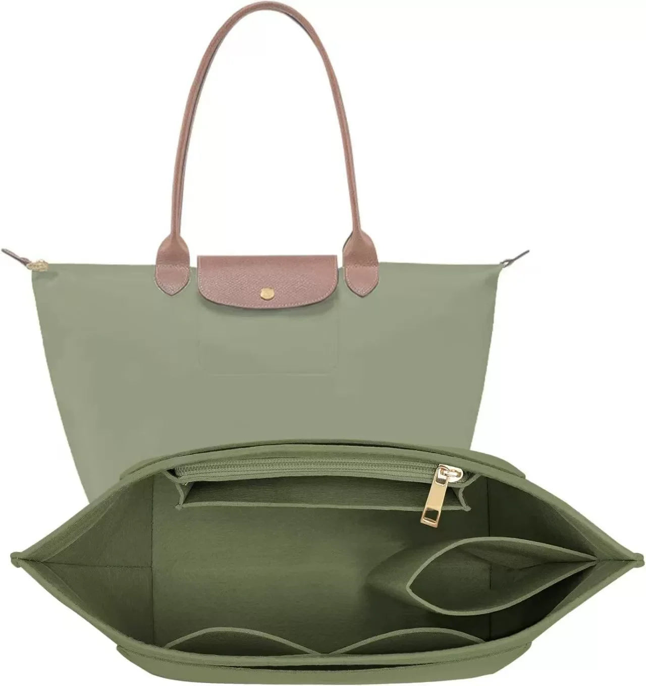 Custom Felt Bag Organizer for Longchamp Tote Travel Storage Essential