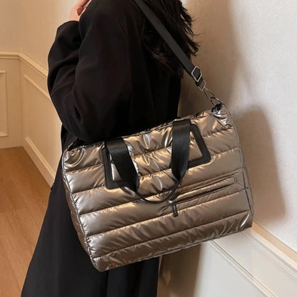 Women's Cotton Bag Autumn Winter Versatile Crossbody Bag