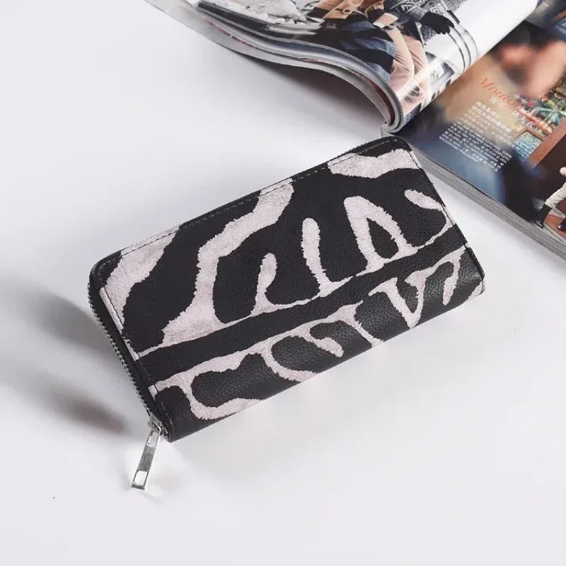 Classic Leopard Animal Print Long Wallets
