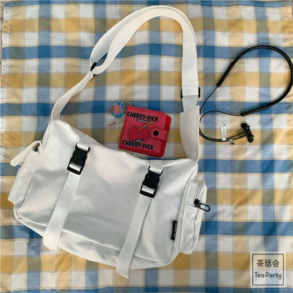 Canvas Crossbody Bags for Women Youth Men Fashion Casual Large Capacity Handbags