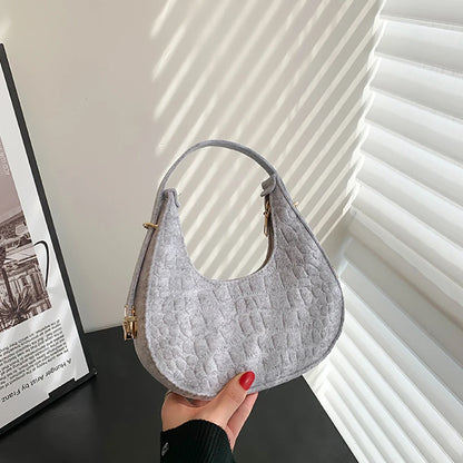 Small Handle Underarm Bag Clutch