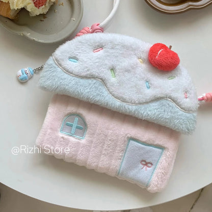 Kawaii Original Soft Girl Swiss Roll Change Bag Crossbody Bag