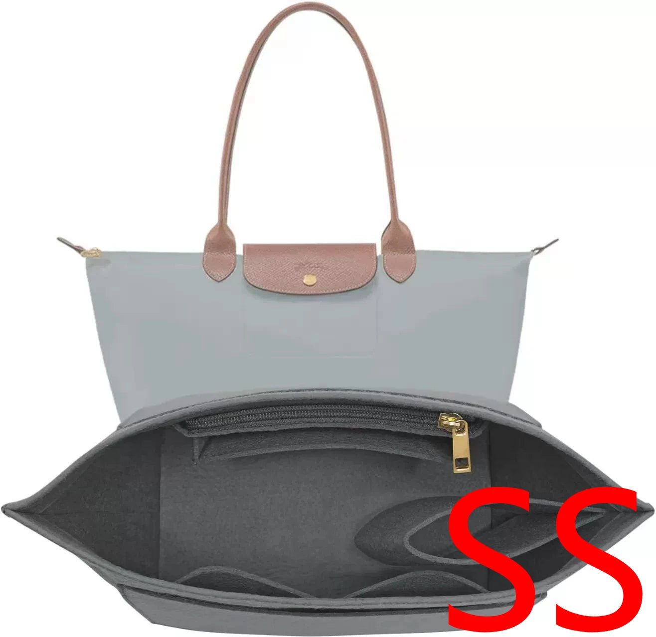 Custom Felt Bag Organizer for Longchamp Tote Travel Storage Essential