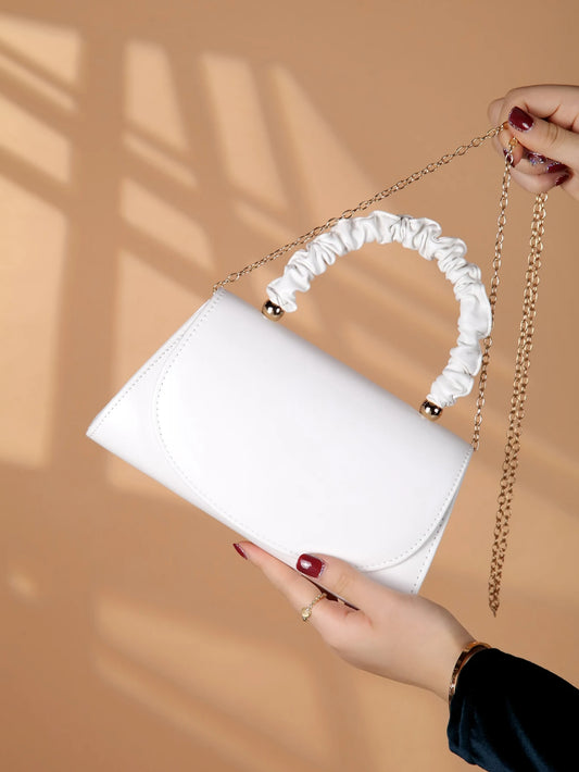Elegant Light Luxury Solid Color Women's Handbag