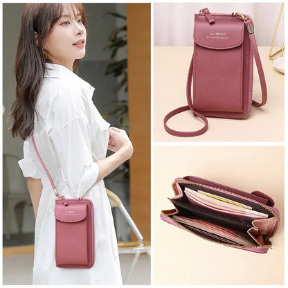 Women's Wallet Shoulder Mini Leather