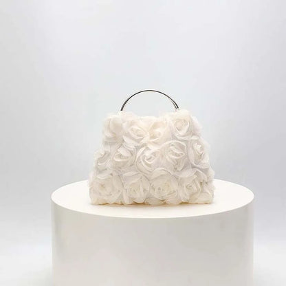 Large Capacity Magnetic Button Lady Hand-held Purse