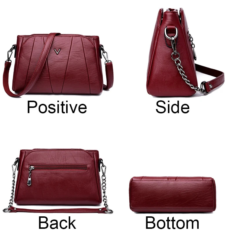 Soft Leather Shoulder Bag