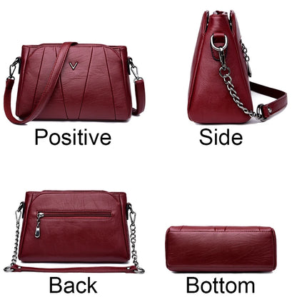 Soft Leather Shoulder Bag