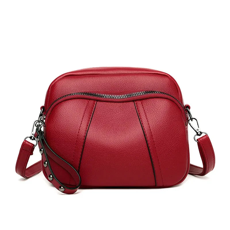 Leather Crossbody Bags  Messenger Bags Retro Shoulder Bags for Women