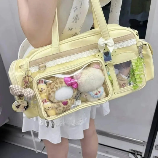 Y2K New Concert Ita Bag JK Large Capacity Shoulder Bag