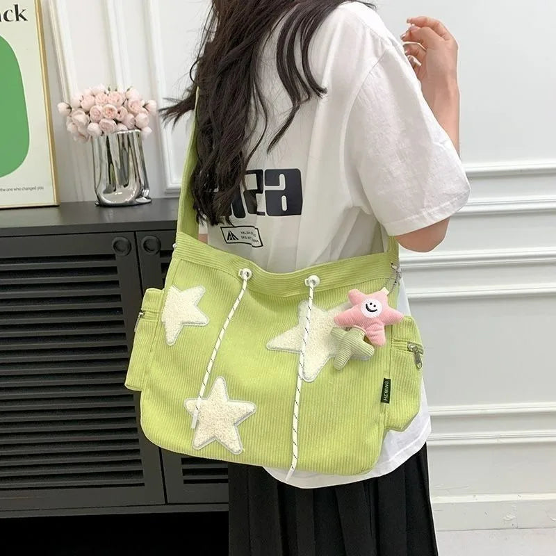 Large Capacity Commuting Tote Crossbody Bag