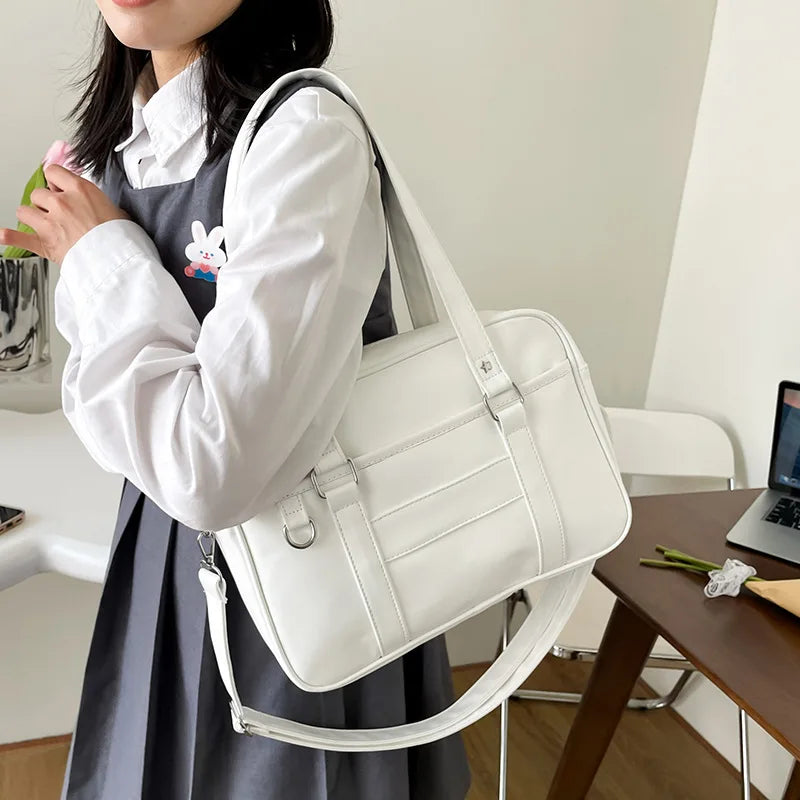 Japanese Style JK Bag PU Leather Shoulder Bag