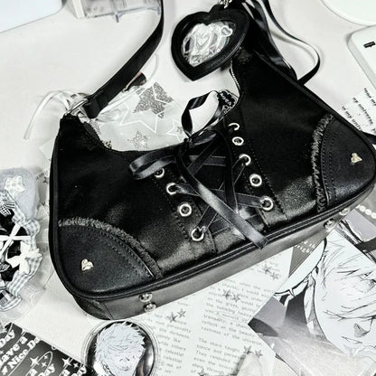 Cute Y2k Women's Shoulder Bag Fashion Elegant Sweet Lolita JK  Bag