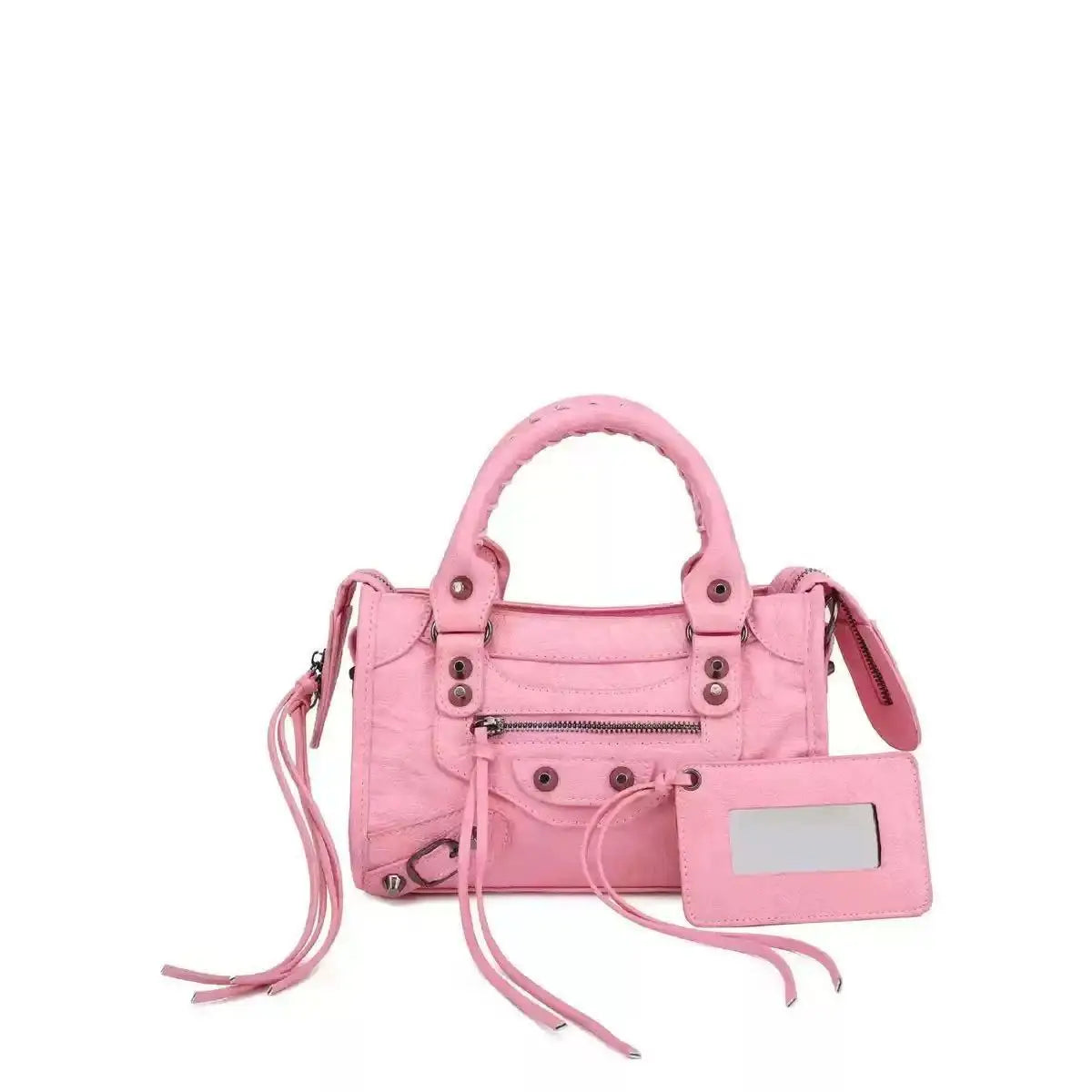 Parisian Rivet Motorcycle Bag Spicy Girl Retro High-End Feel Pillow Crossbody Bag