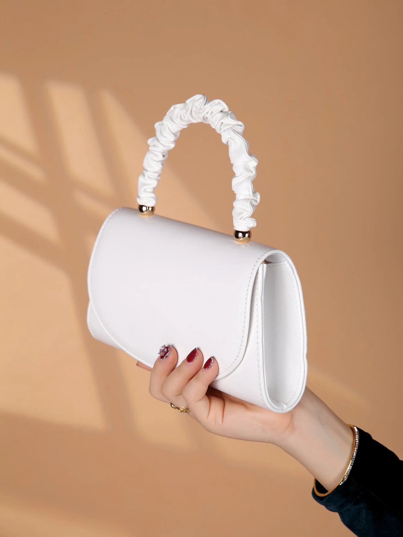Elegant Light Luxury Solid Color Women's Handbag