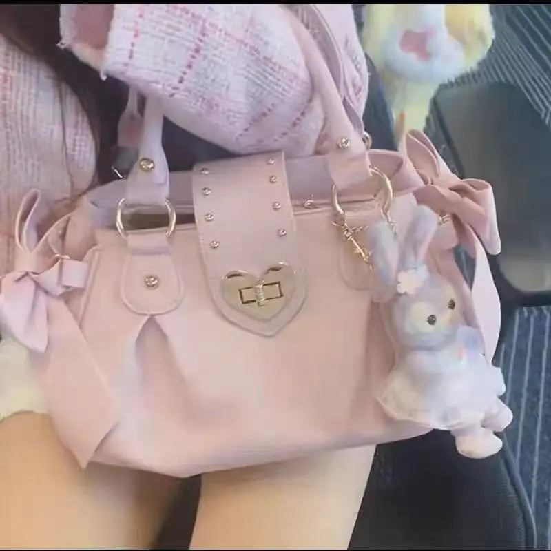 Japanese Style Soft Casual Crossbody Bag