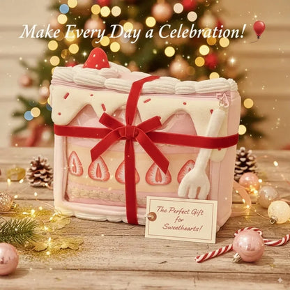 Y2K Strawberry Cake Bag Plush Bag Lolita JK Cute BJD Baby Bag Crossbody Bag