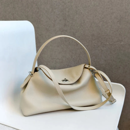 Sweet and Fluffy Shape Beige Pink Leisure Tote