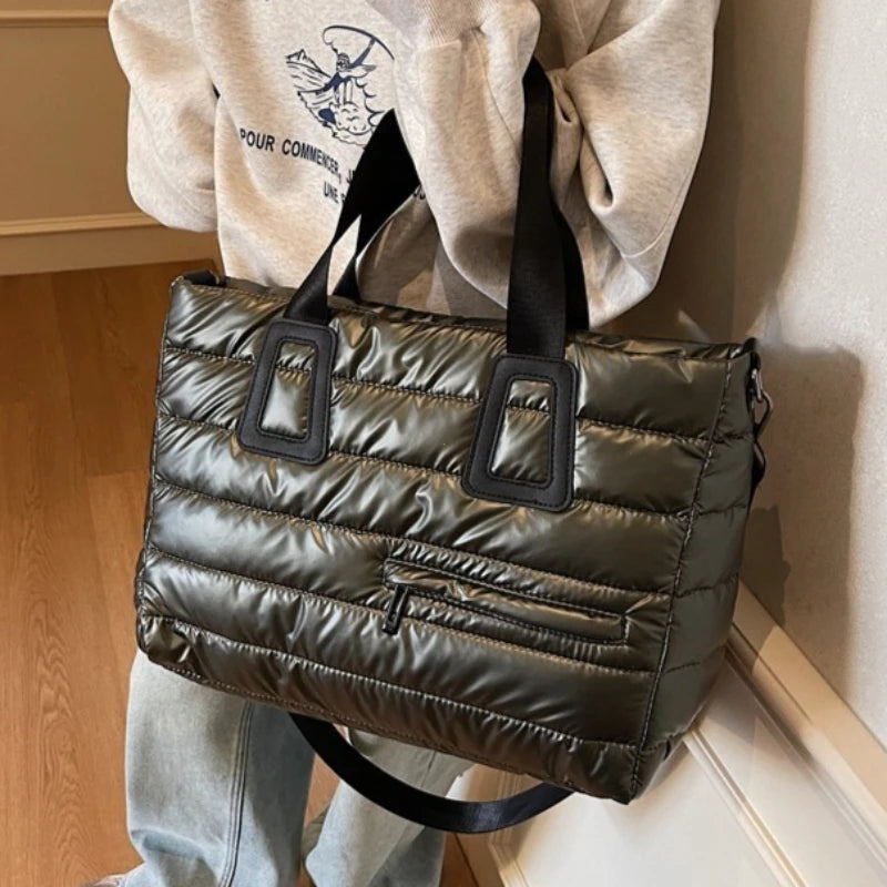 Women's Cotton Bag Autumn Winter Versatile Crossbody Bag